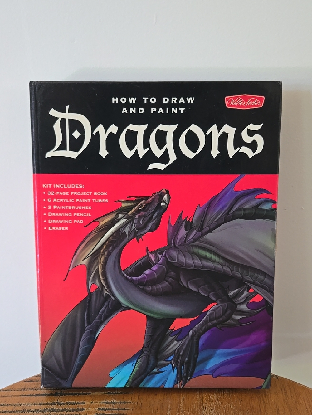 Vintage 2006 Walter Foster How To Draw And Paint Dragons Kit UNUSED/SEALED